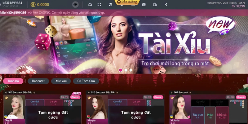 Sảnh ViA Casino 188BET